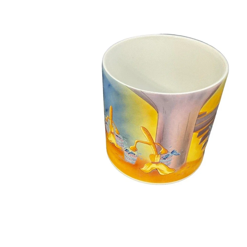 Disney Fantasia Mickey Mouse Sorcerer's‎ Dancing Broom Coffee Mug Cup